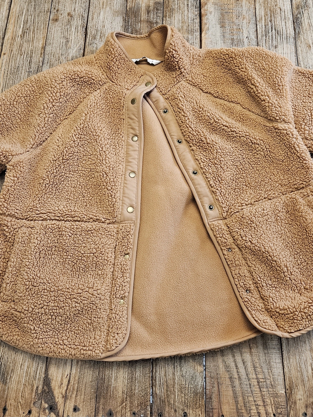 Sonoma Camel/Tan Teddy Jacket
